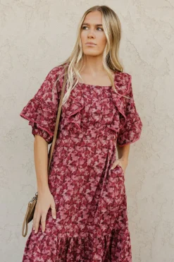 Dongguan Huoyoung Apparel Co Dresses|Dresses<Viviana Dress-Berry Multi