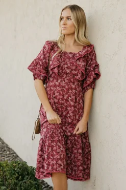 Dongguan Huoyoung Apparel Co Dresses|Dresses<Viviana Dress-Berry Multi